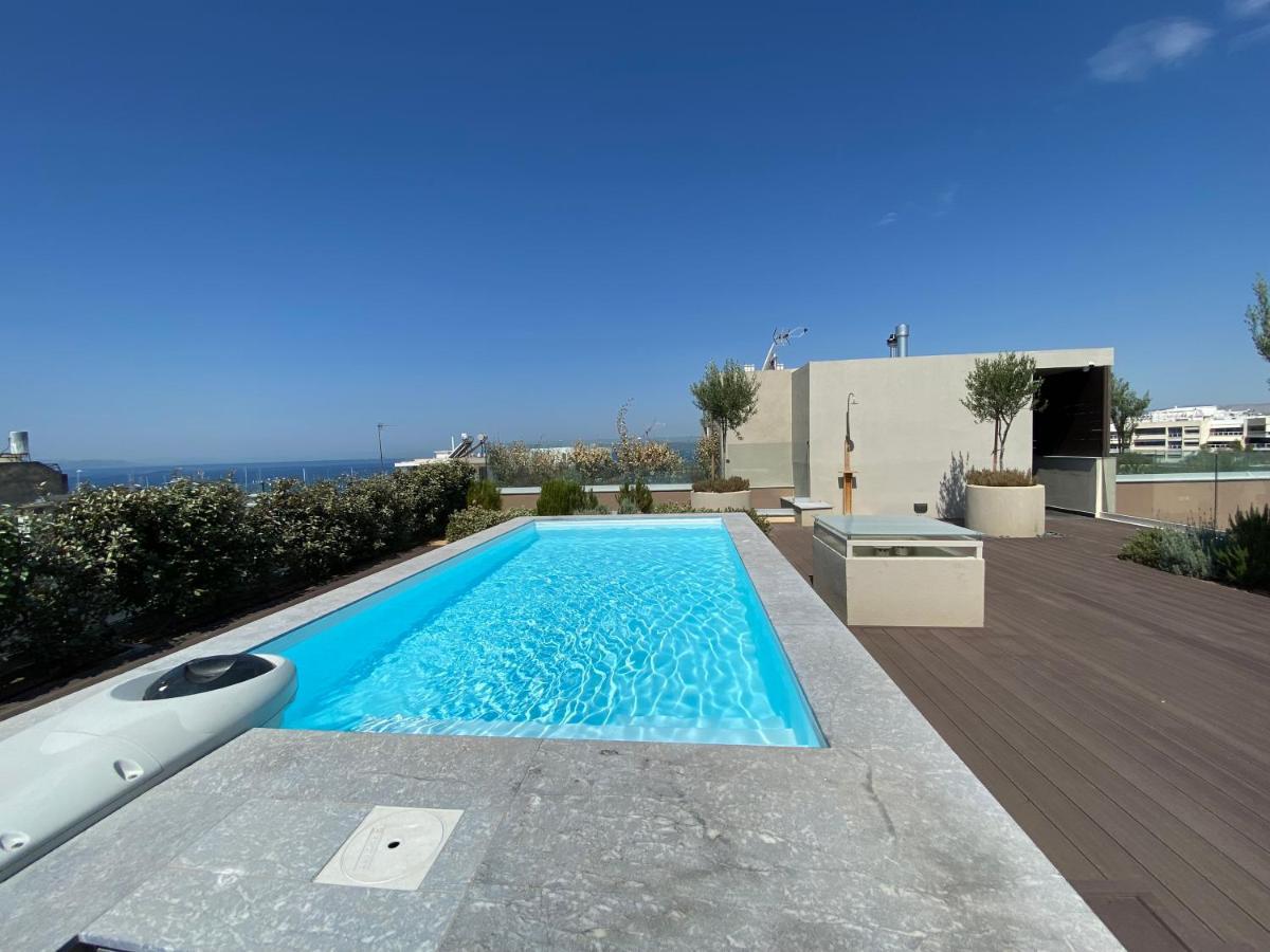 Athens Riviera 2-Bed Apt & Pool Access #Unoblu 외부 사진